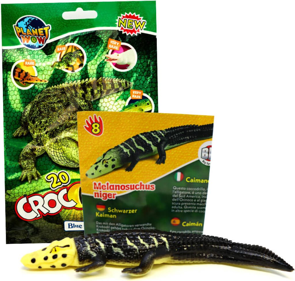 Blue Ocean Crocodiles Sammelfiguren 2025 - Planet Wow - Figur 8. Schwarzer Kaiman