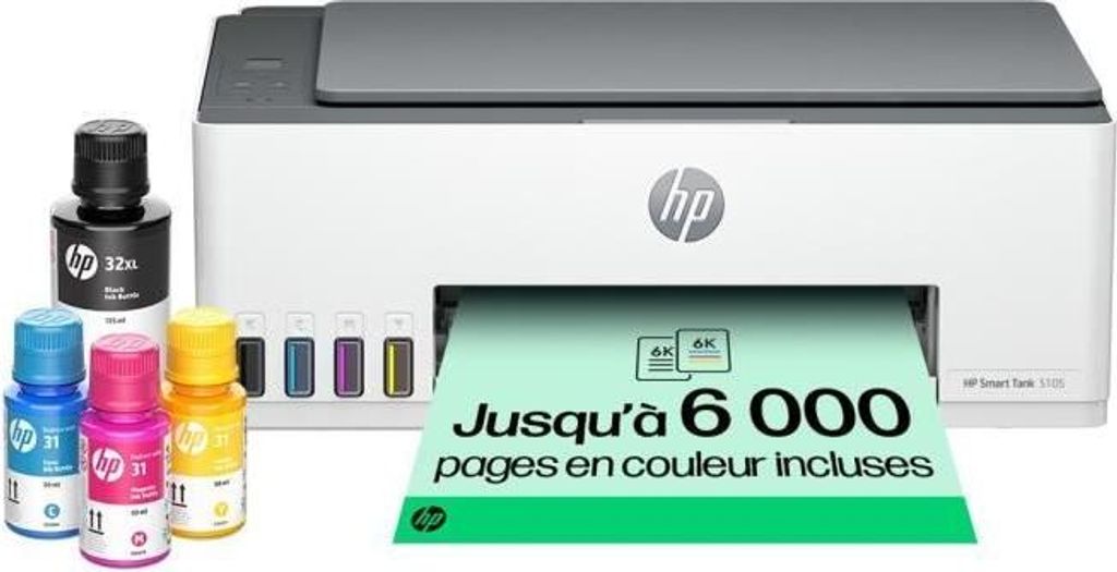 HP Smart Tank 5105 Color Ink Tank All-in-One Printer Immagine del prodotto 