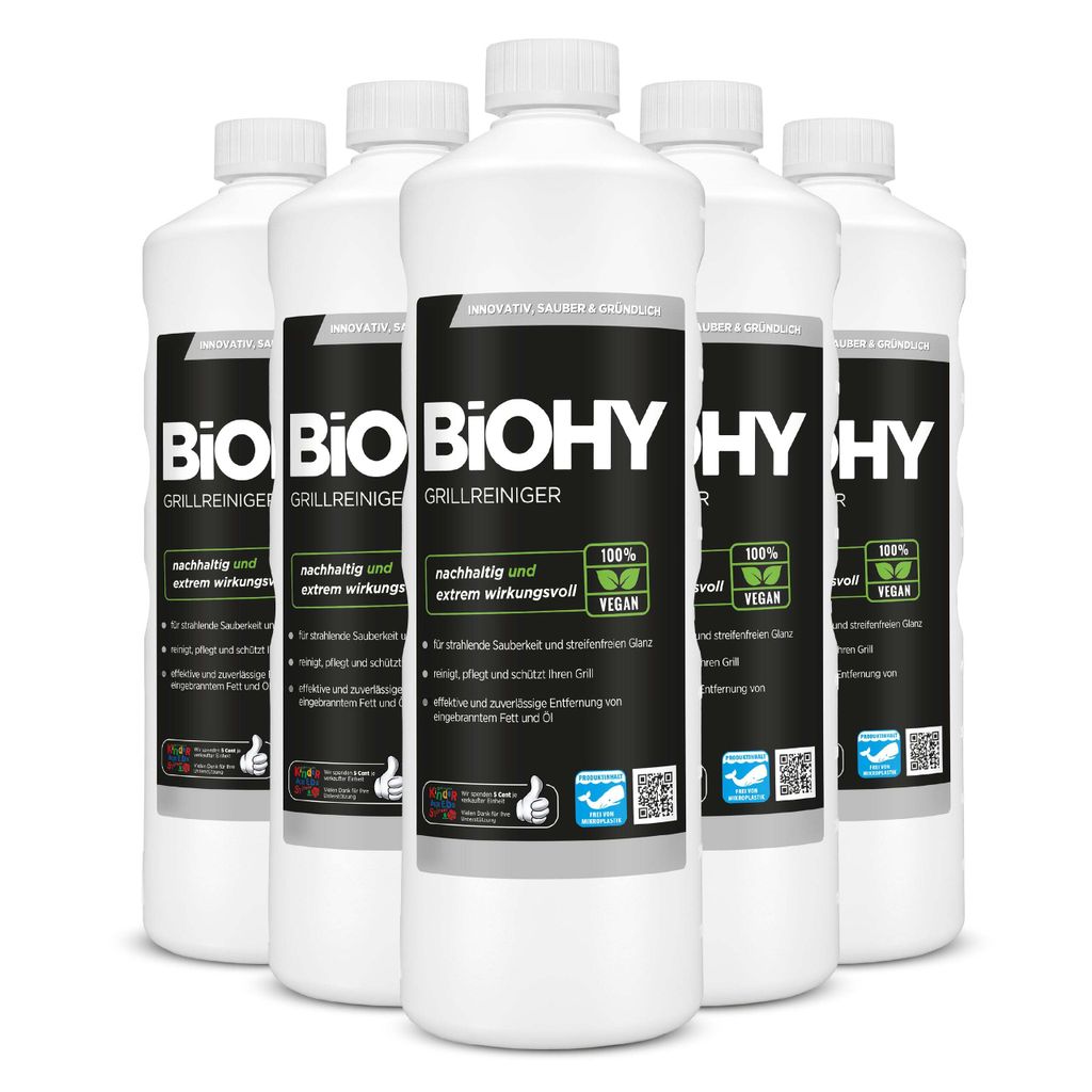 BiOHY Grillreiniger 100% vegan, Inhalt:6er Pack