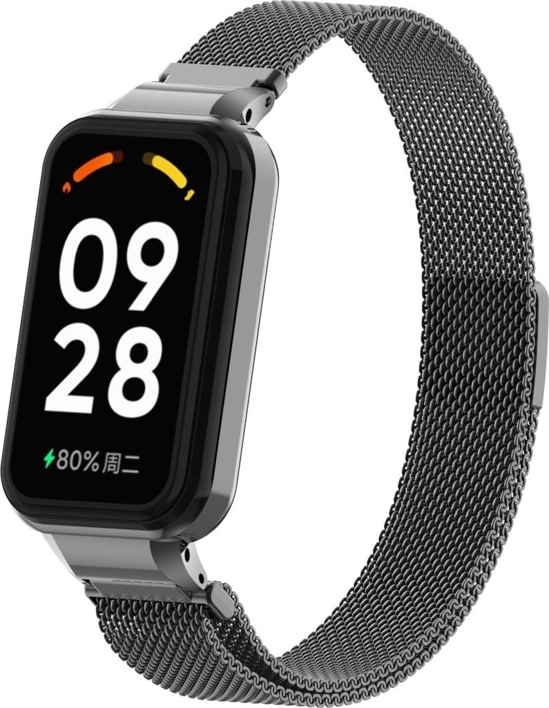 Strap-it Xiaomi Redmi Smart Band 2 Milanaise Armband Produktbild 