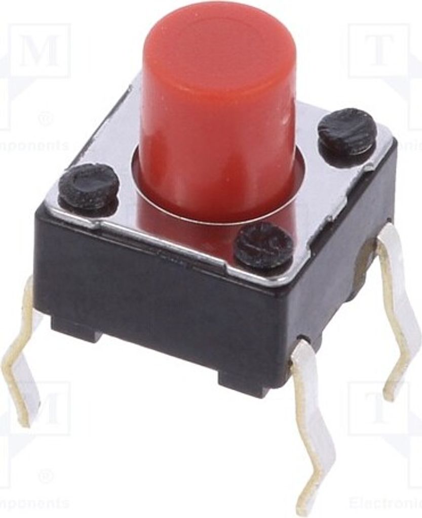 5x Mikrosc T 2,6N Pos: 2 0,05A/12VDC 6x6x3,5mm SKHHBYA010 Mikrosc T THT