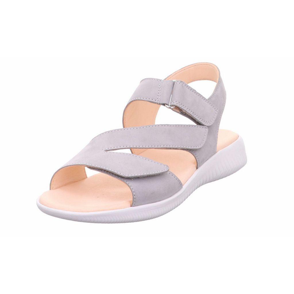 Legero Fantastic Damenschuhe Sandalen Dianetten Sandale Grau Freizeit, Schuhgröße:42 EU