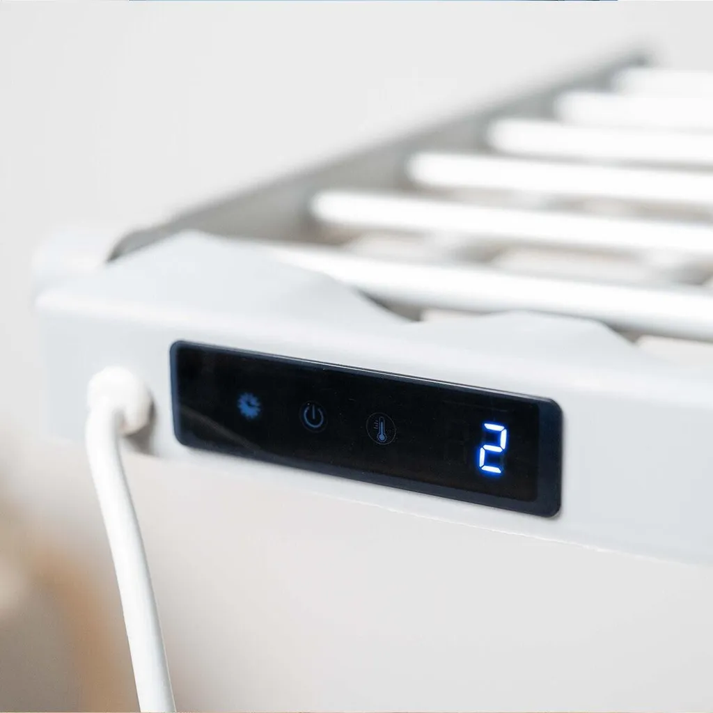 Sèche-linge électrique pliable anti-humidité 20 barres avec timer - 5