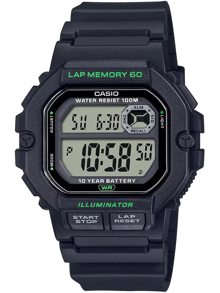 Montre Casio WS-1400H-1A Idéale Running et Natation avec Coffret