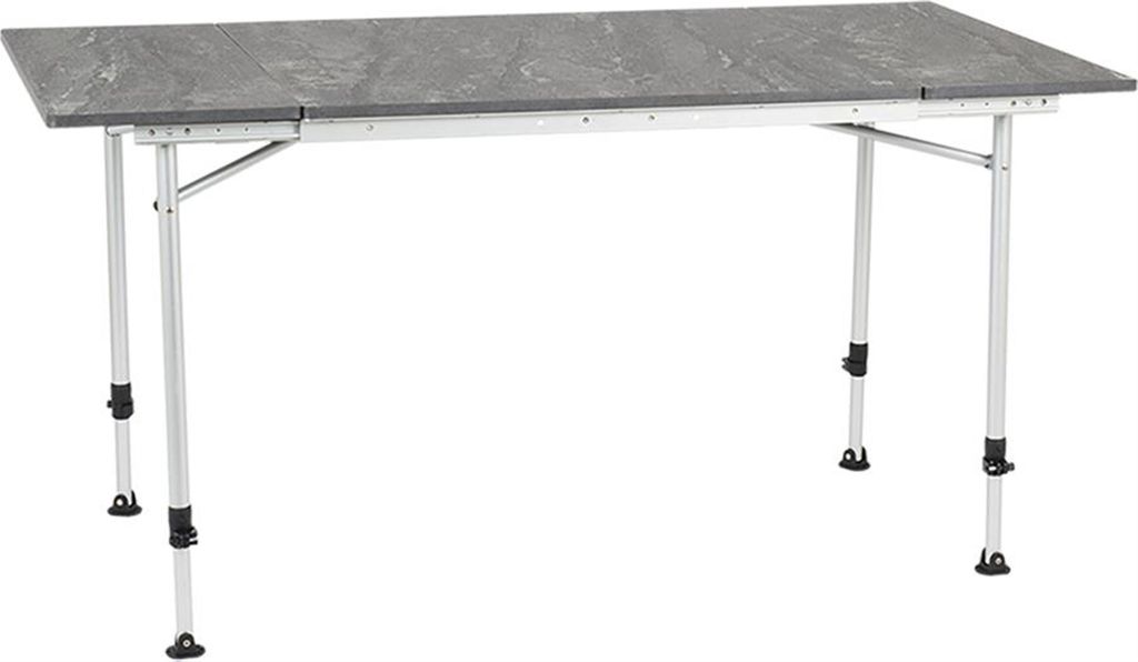 Travellife Sorrento Tisch ausziehbar honeycomb dunkelgrau 80 × 110 × 140 cm