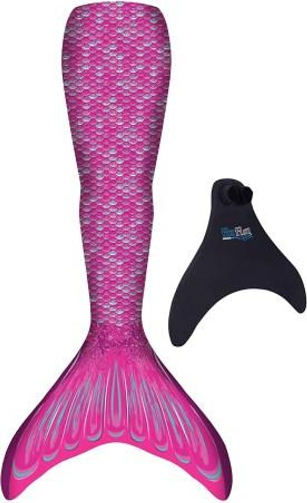 Fin Fun Kostým mořská panna Basic Pink s ploutví L-XL Obrázek produktu 