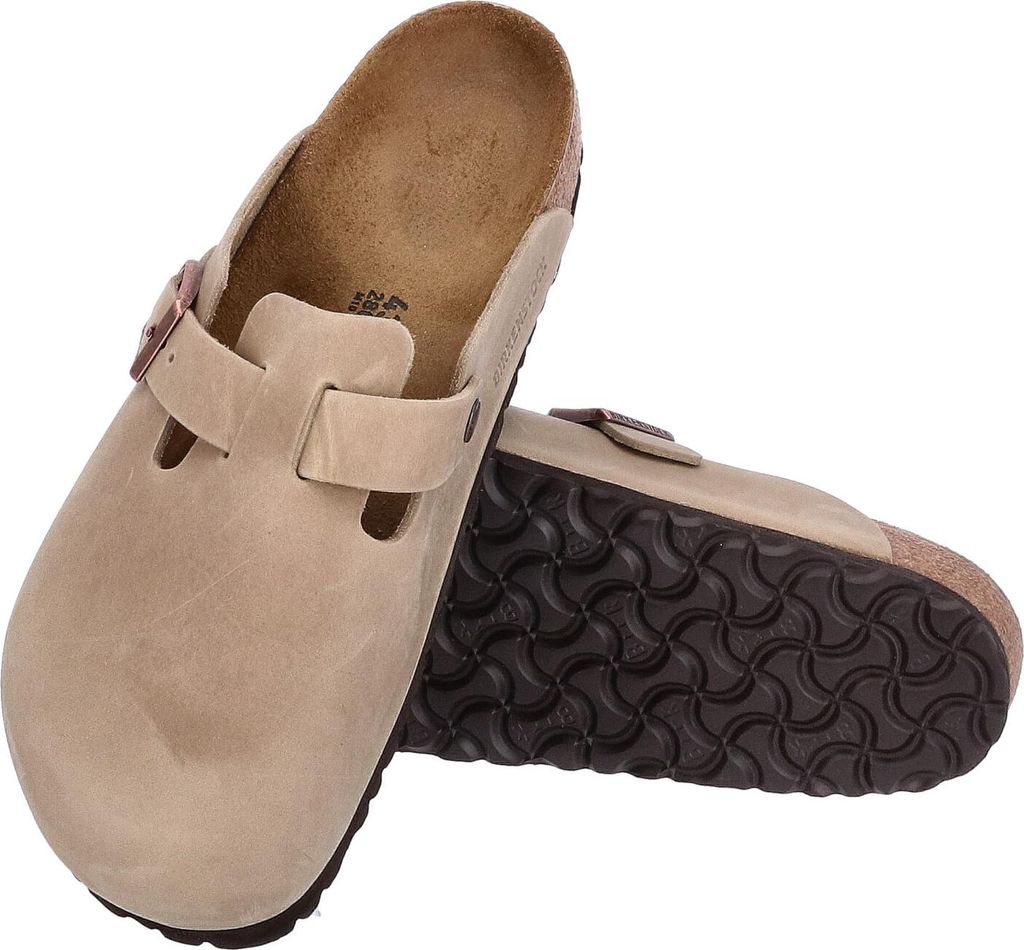 Birkenstock Boston Tabacco Braun Nubukleder geölt Größe: 43 Produktbild 