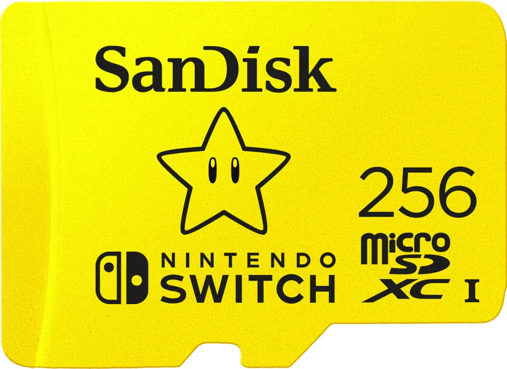 SanDisk 256 Go microSDXC V30 UHS-I U3 haute performance Switch
