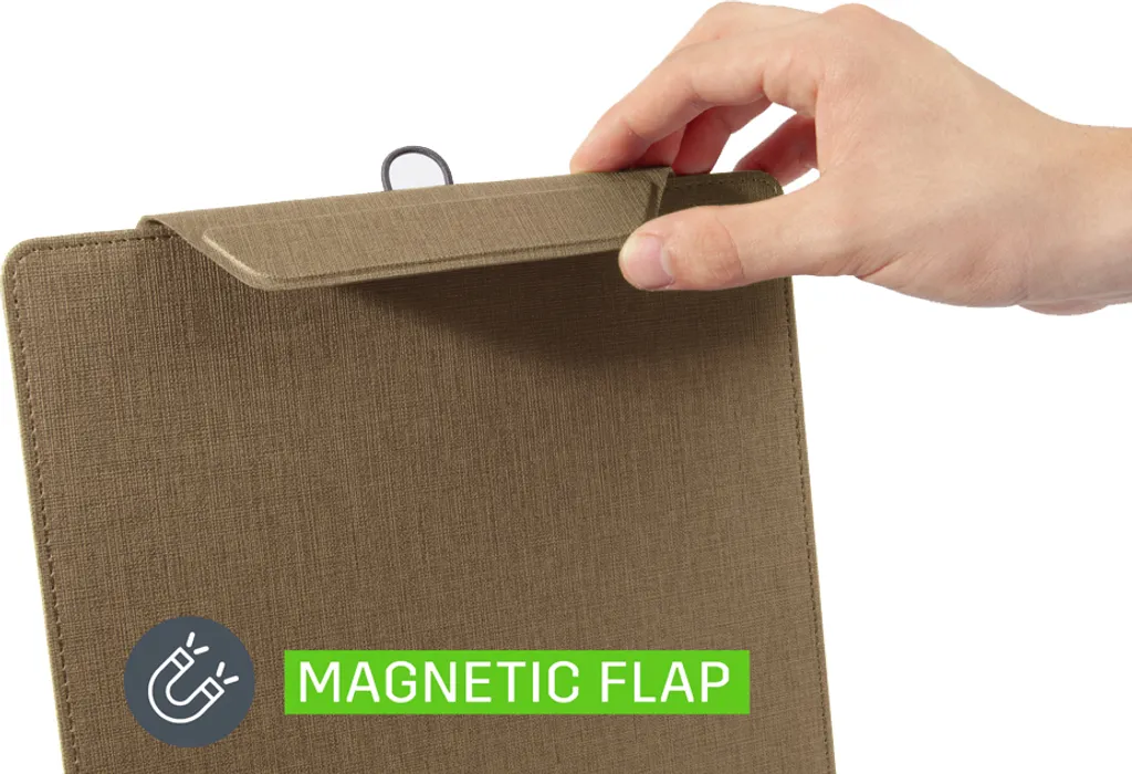 Planchette porte-menu A4 noire anti-glisse - Fini les cartes qui s'abîment