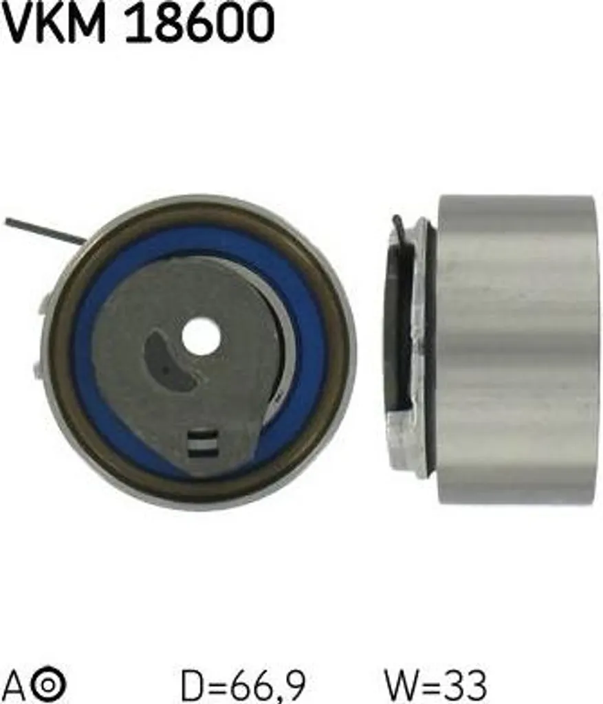 Galet tendeur de courroie SKF VKM 18600 pour PT Cruiser OE 04884320AA