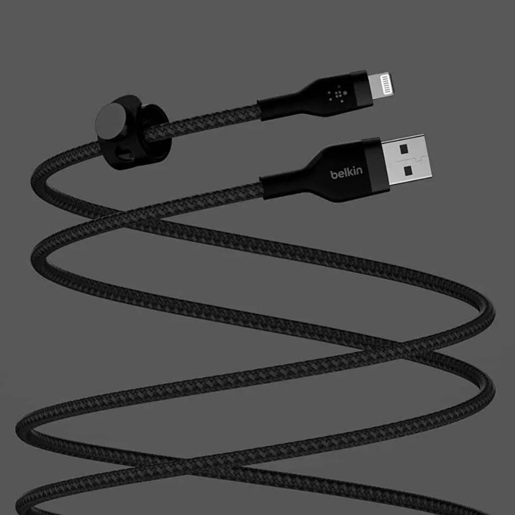 Belkin Cavo Lightning 1 Metro Nero CAA010BT1MBK | Resistente - 13
