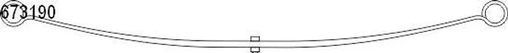 Support Pont Ressort Arrière Citroën Jumper Fiat Ducato Boxer 06- 715mm