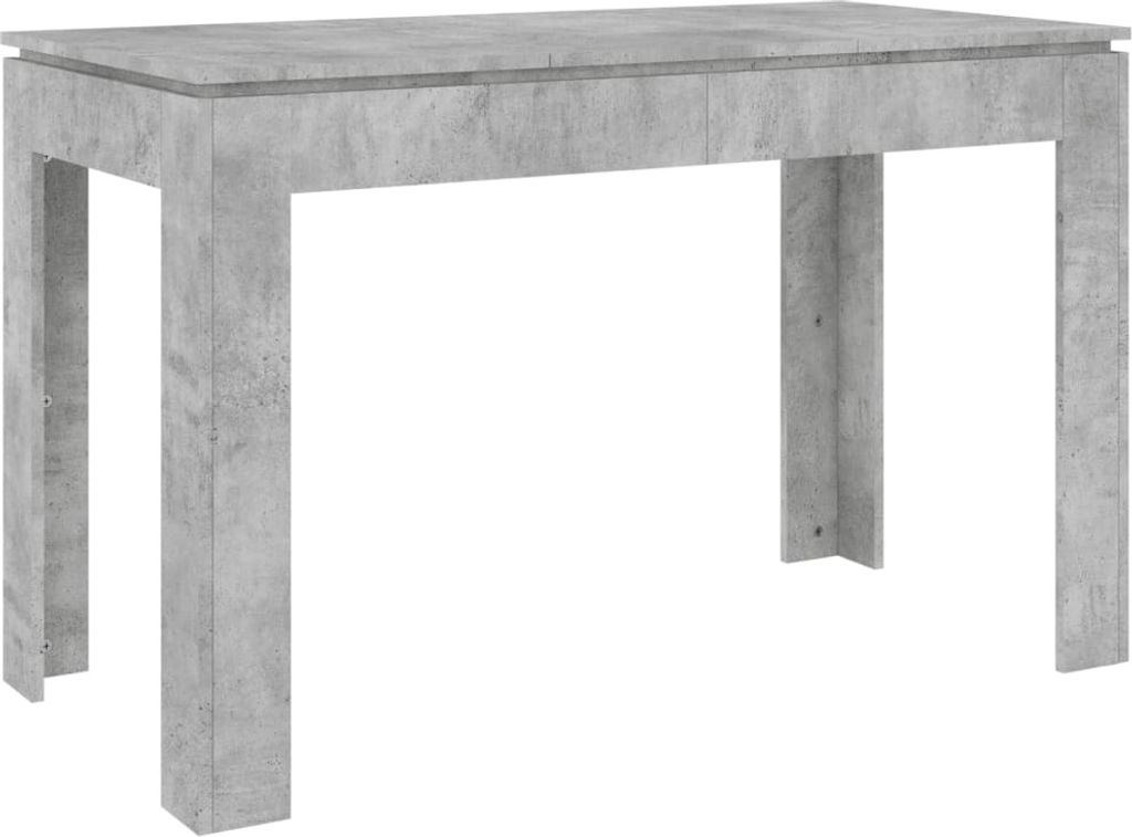 vidaXL Tavolo da pranzo grigio cemento 120x60x76 cm Immagine del prodotto 
