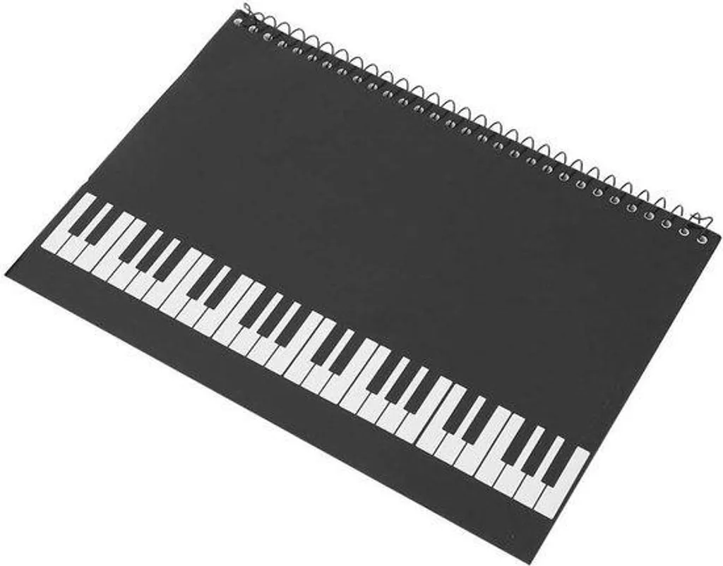 Papier Manuscrit Musical 50 Pages Blanches avec Portées pour Musiciens
