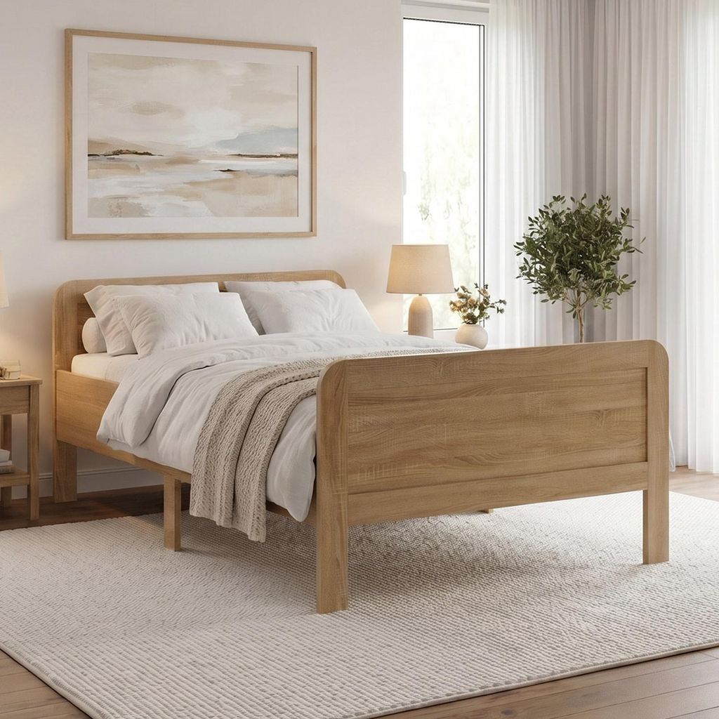 Homestyle4u Komfortbett 120x200 mit Lattenrost Bett Produktbild 