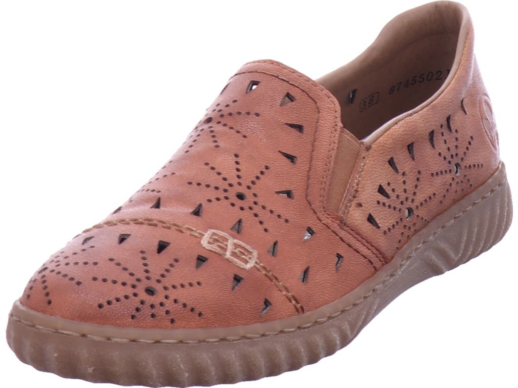 Rieker fsk damen halbschuhe Damen Slipper in Braun, Größe 39
