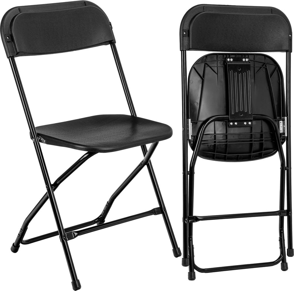 SIMPLO BLACK schwarzer klappbarer Catering-Stuhl