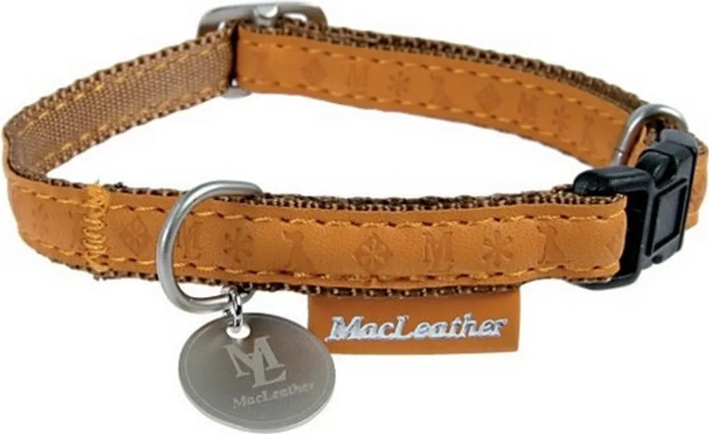 Collare Cane Giallo Zolux Mac Leather 20mm | Look Elegante e Chic