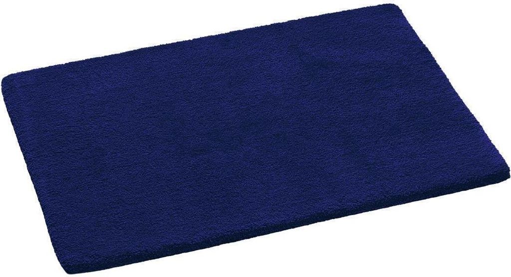 Rhomtuft Badteppich Square eckig 60 x 90 cm Farbe kobalt