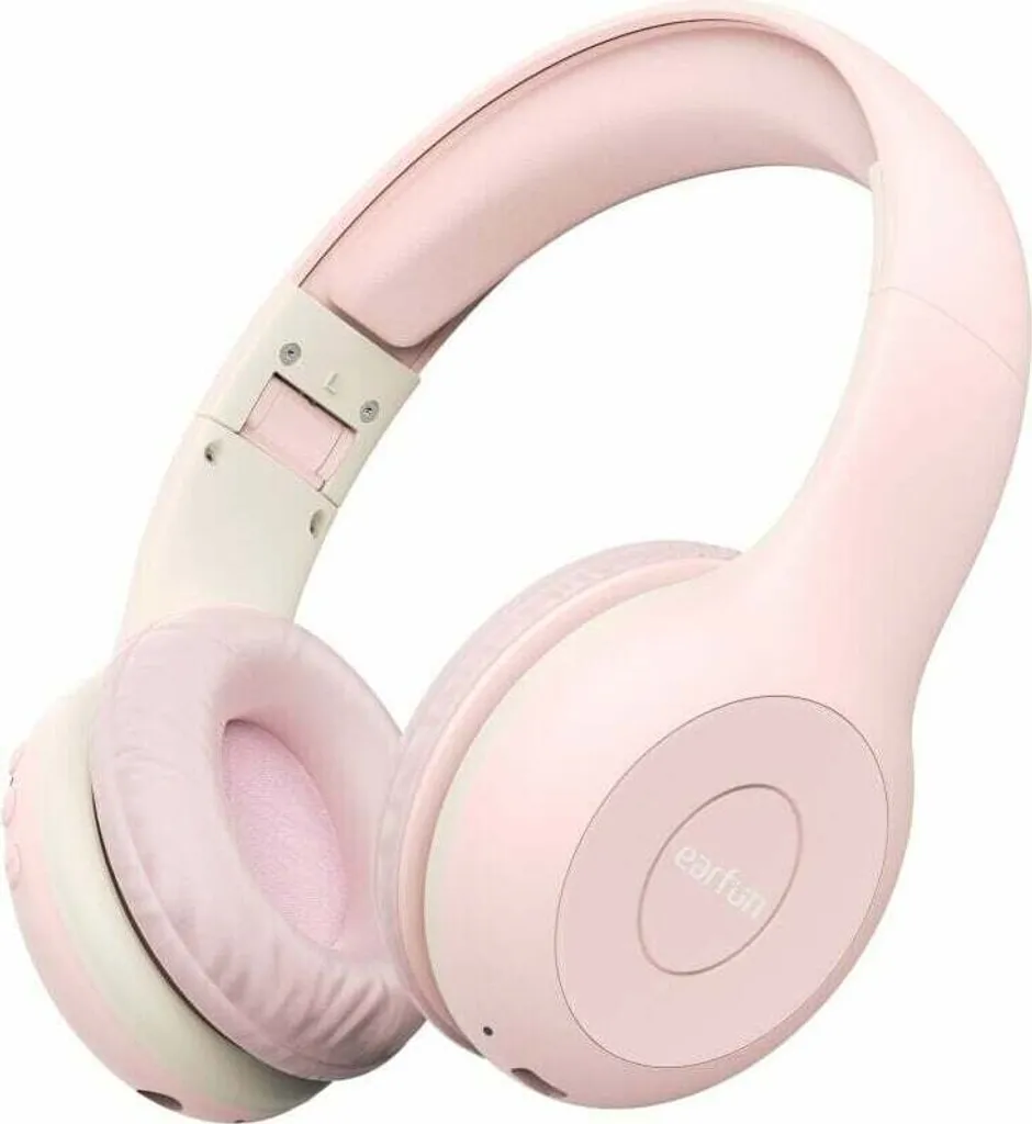 Casque Audio Enfant Rose EarFun K2P - Écouteurs sans Fil Bluetooth 5.2