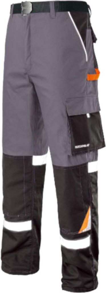 Professional Ref Arbeitshose mit Reflexstreifen 270 g/m² Grau 52