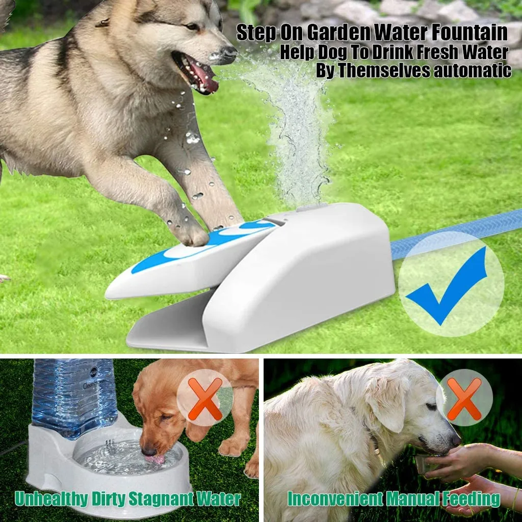 Distributeur eau pour chien Tiergarten à jet activé sans BPA robuste