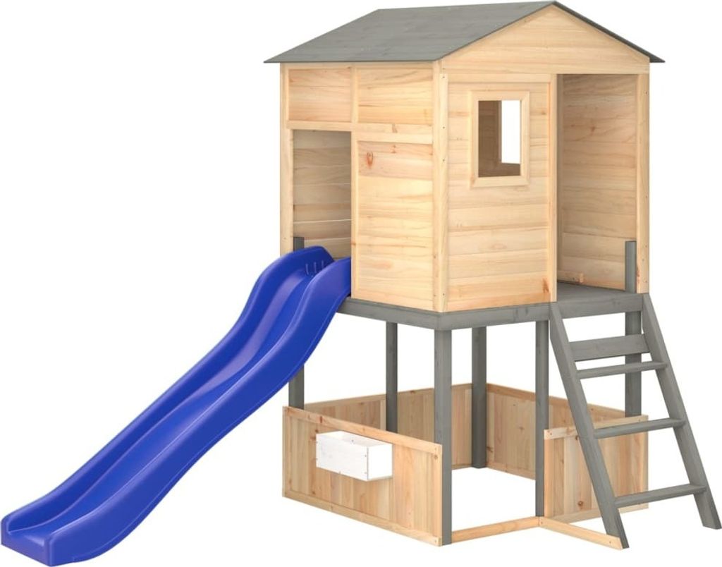 Spielturm Massivholz Tanne