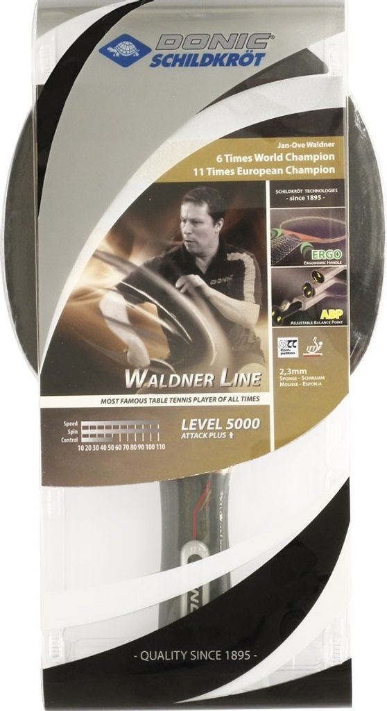 Pálka na stolný tenis Waldner 5000 Attack čierna Obrázok produktu 9
