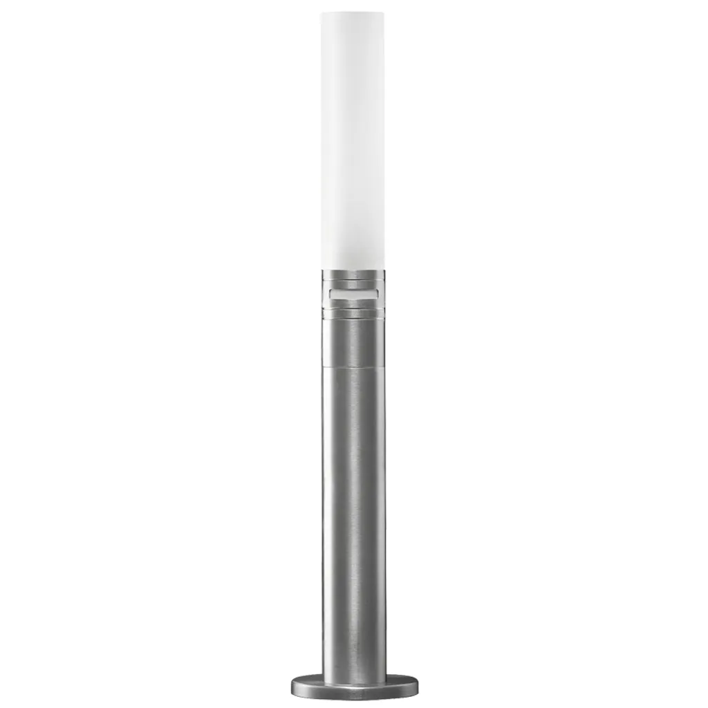 Plus de zones d'ombre avec la borne Steinel GL 60 LED argentée intelligente