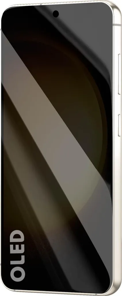 Coque OLED pour Galaxy S23 Clappio Beige - Notifications Dos du Mobile - 2
