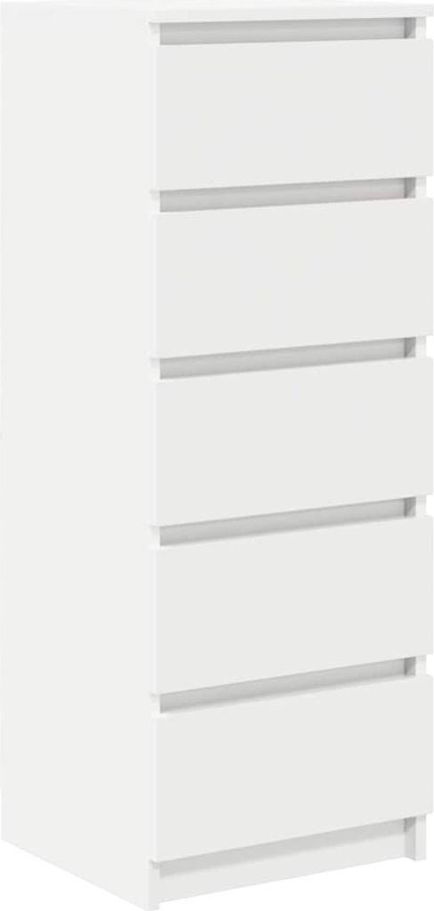 Sideboard mit Schubladen Weiß 37,5x35x99 cm Holzwerkstoff