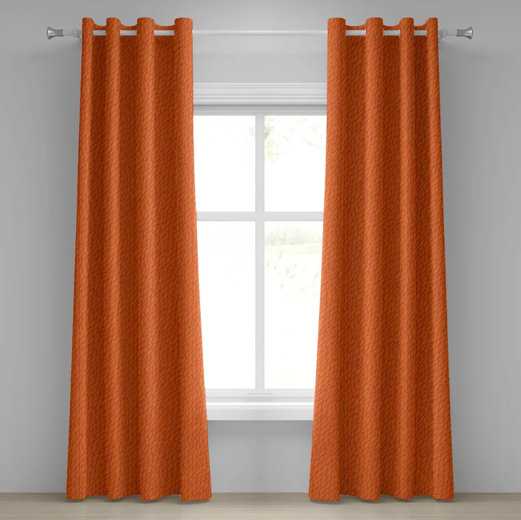ABAKUHAUS Astratto Tenda a Pannello Set di 2, Triangoli Fractal Aztec, Trattamento della Finestra per Stanza e Camera da Letto, 150 cm x 225 cm, Multicolore