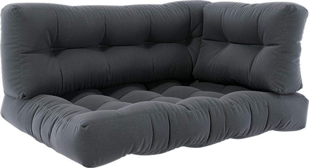 Vicco Palettenkissen Set Flocken, 120 x 80 cm 3 Teile, Produktbild 
