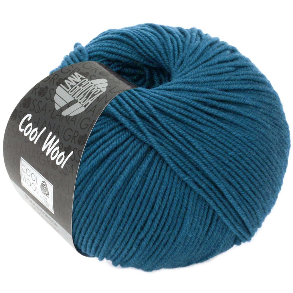 Lana Grossa - Cool Wool 2049 blaupetrol Produktbild 