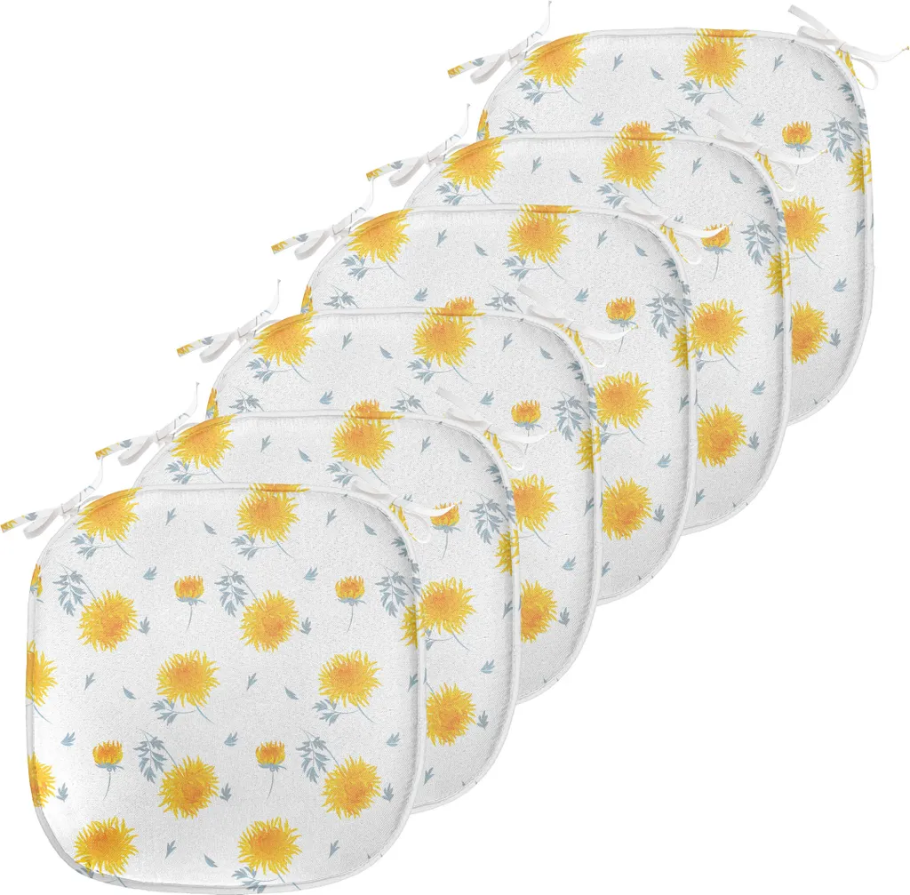 Coussin de Chaise Antiglisse et Imperméable pour Assise Dure 40x40 cm
