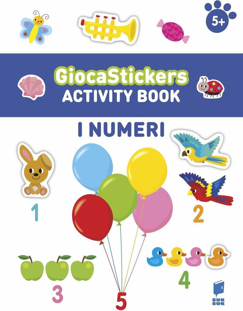 I numeri. Giocastickers