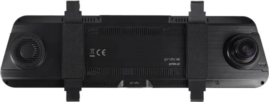 Dashcam Prido X8 4K - Caméra de voiture noire haute définition avec GPS