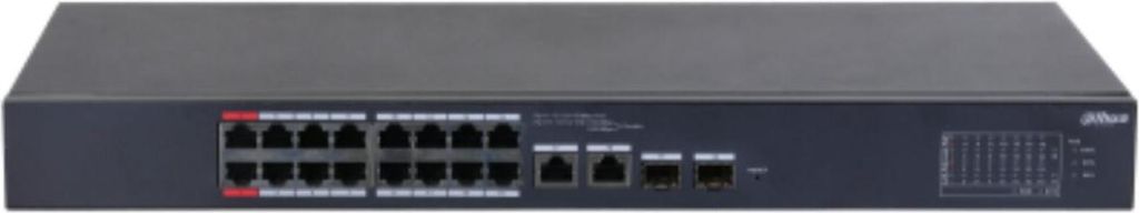 Dahua Technology DH-CS4218-16ET-190, Managed, L2, Gigabit Ethernet (10/100/1000), Power over Ethernet (PoE), Rack-Einbau