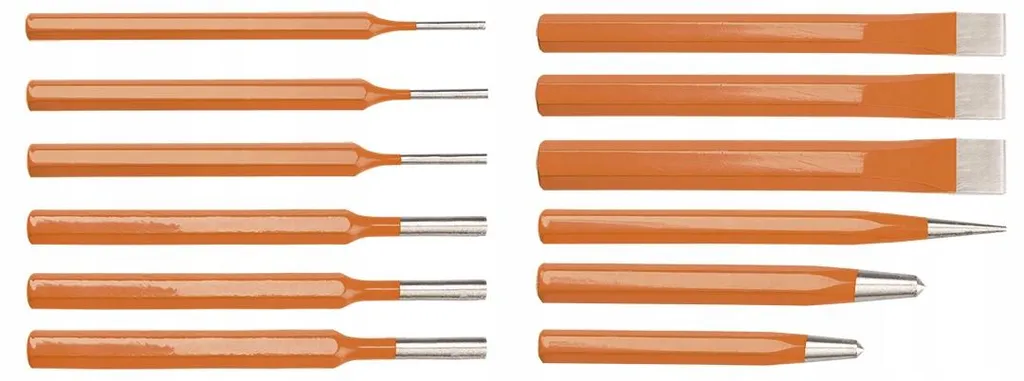 Set de forets et burins NEO TOOLS 12 pcs en chrome-vanadium durable - 4