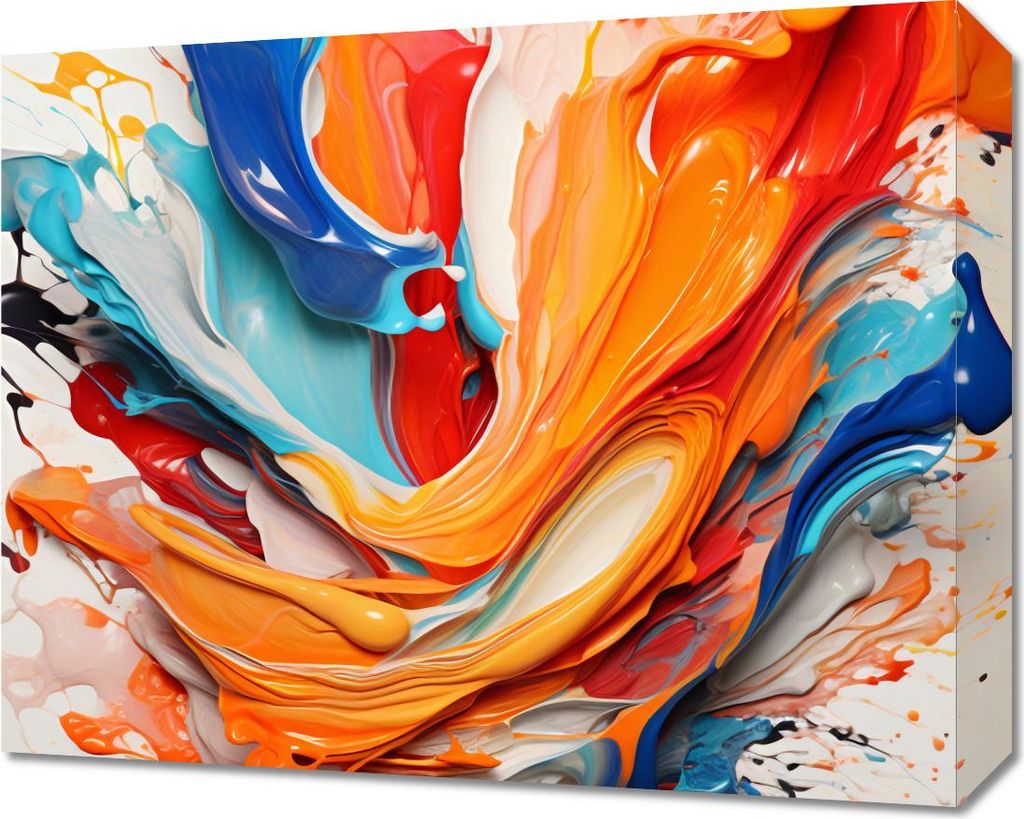 Bild 50x40cm Tanzende Wellen