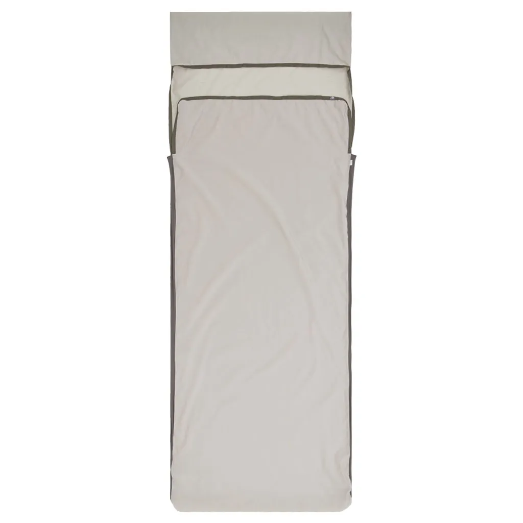 Drap de Sac de Couchage en Soie Naturelle Moonstruck Grey pour Bivouac