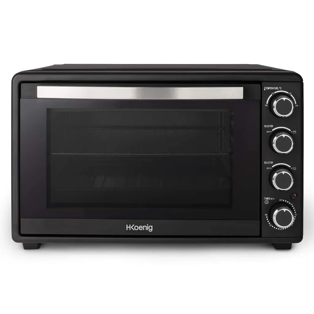 Four électrique 2000W HKoenig FO45 Réglable à 230°C avec 4 Modes Cuisson