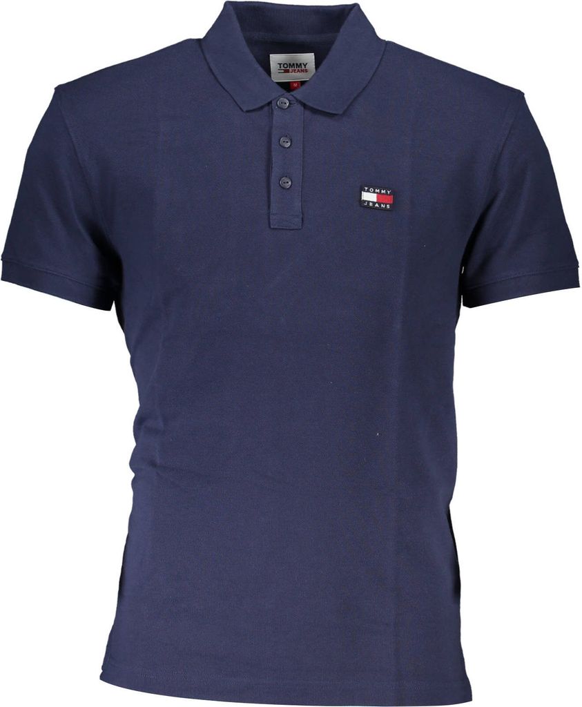 TOMMY HILFIGER Polo Herren Textil Blau SF18661 - Größe: S