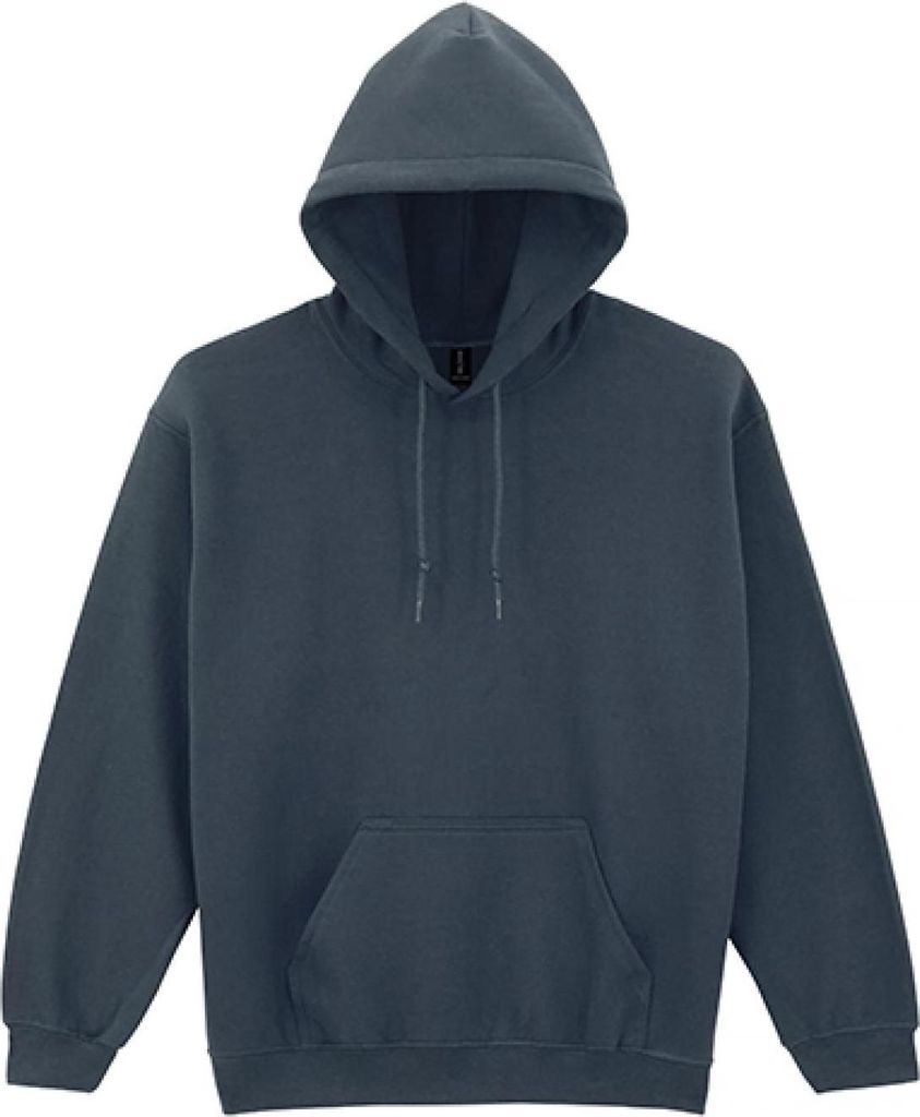 Gildan 18500 | Heavy Blend Hooded Sweatshirt / Kapuzenpullover - Farbe: Dark Heather - Größe: L