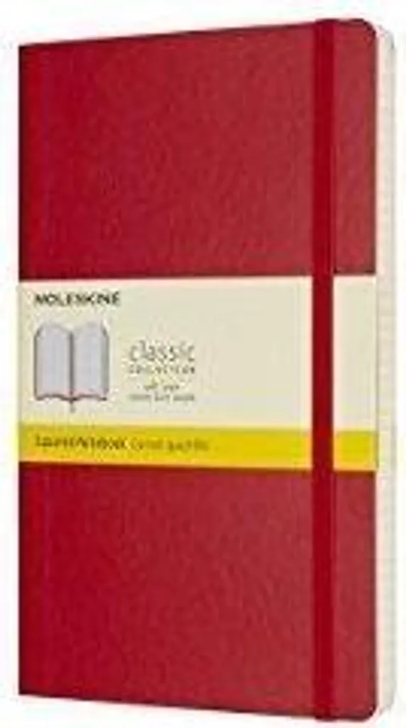 Moleskine Classic Notebook Large Squared Scarlet Red - Carta Avorio 70g - 8
