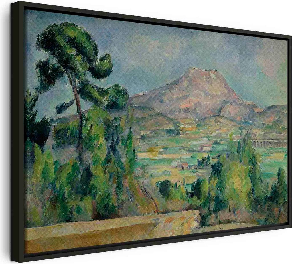 Italienischer Leinwand Leinwandbild - Mount Saint Victoria 120x80 cm Reproduktionen l-E-10024-b-a