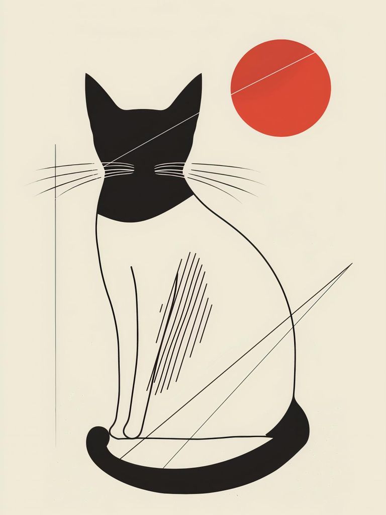 Plakat 30x40cm Roter Kreis