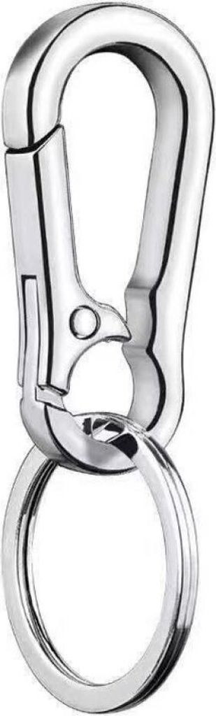 Karabiner Schlüsselanhänger mit Schlüsselring 6 Stück Produktbild 
