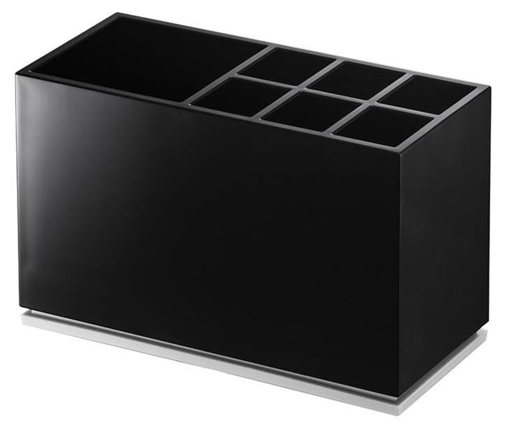 Yamazaki MIST Zahnbürstenständer, ABS-Harz/ELASTOMER, 11 x 5 x 7 cm, schwarz