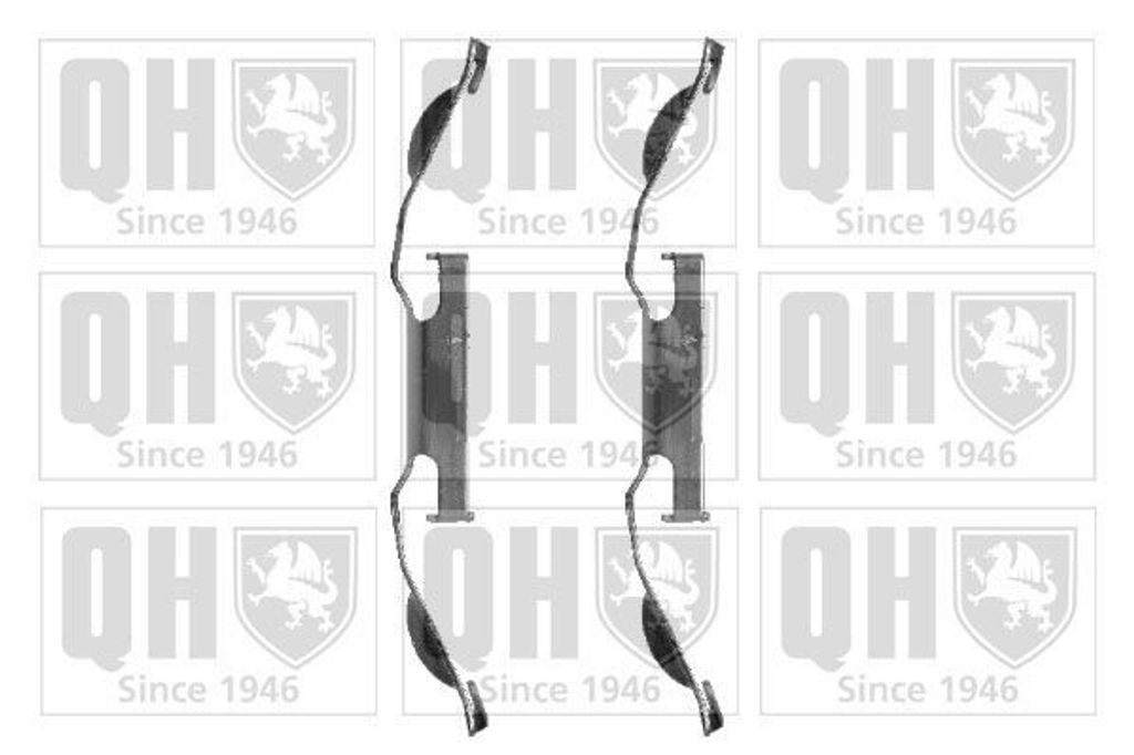 QUINTON HAZELL BFK885 Zubehörsatz Scheibenbremsbelag Vorne für BMW 3 Limousine (E46) 3 Coupe (E46) 3 Cabrio (E46)